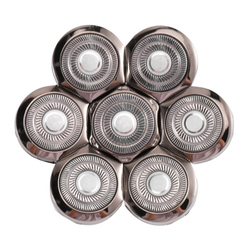 Replacement Shaver Heads for Bald  Shavers 7-Blade Rotary Cutter Accessories,Compatible with Multi-Blade Shavers 1