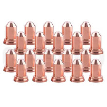 20 Delar PT80 Plasmaskärbrännare Förbrukningssats, Munstycke 1,0 mm, 1,1 mm, 1,2 mm, 1,3 mm