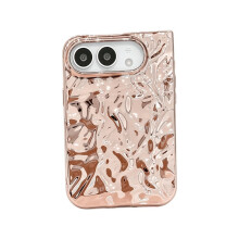 Electroplated Water Ripple Case for Duo Fold Central Axis, All-Inclusive Shockproof Hard, Anti-Scratch
