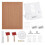 108Pcs Macrame Kit,Macrame Board and Pins Double Sided Grids Handmade Braiding Making Board Metal Adjustable Holder 4