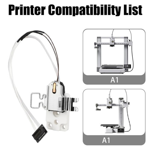 Hotend Heating Assembly for  A1/ A1 ,Zirconia Ceramic Base Strong Thermal Insulation,Thermal Grease 2