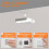 Motion Sensor Light Led Square Lamp for Bedroom Kitchen Stair Hallway Wardrobe Cupboard Lighting Night Light 6