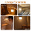 Motion Sensor Light Led Square Lamp for Bedroom Kitchen Stair Hallway Wardrobe Cupboard Lighting Night Light 7