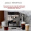 Cache de Modification pour Réservoir D'Eau de Machine à Café pour  Luxe Cafe ES601 ES655 ES701 7