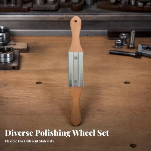 Ergonomic Polishing Wheel Handle - Long Shank Narrow  Handheld Tool for Rotary Tools, Buffing & Grinding 1