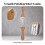Ergonomic Polishing Wheel Handle - Long Shank Narrow  Handheld Tool for Rotary Tools, Buffing & Grinding 5