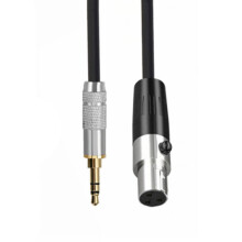 3,5 mm Mannelijk Naar  XLR Vrouwelijk Audiokabel 3,5 mm Naar  XLR Vrouwelijk Hoofdtelefoonkabel voor Audioapparaat 1 Meter