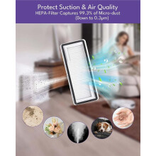 24 Pièces de Rechange pour Balai pour Freo Z10 Turbo / Z10 Pro : Brosse Principale, Filtre et Sac à Poussière