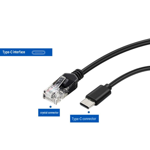 Gigabit 5V 2.4A/3.5A PoE Splitter - 48V to 5V USB Power Module for Network Devices, Type-C Output 1
