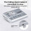 1pc Portable Guzheng Tool Featuring Dual Pickup Modes and Fast, Precise Tuning, Supports Both Equal Temperament Silver 2