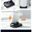 3in1 for XTEINK X3/X4 Pro E-Ink Reader Charging Stand Desktop Cradle with 65 Degree Tilted Storage Base for Tablet B 5