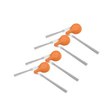 Zijborstel voor Flow 2 Robotstofzuiger, Vervangende Stofzuigerborstelonderdelen (4 Stuks)