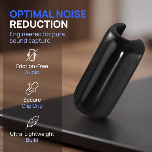 Support de Microphone Cravate Professionnel Antifriction pour Microphones Cravate pour 1