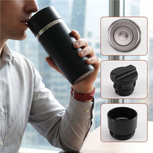 12oz Coffee Cup, 12oz Cup of the Same Style, Direct Drinking Cup, Multifunctional Direct Drinking Lid 1