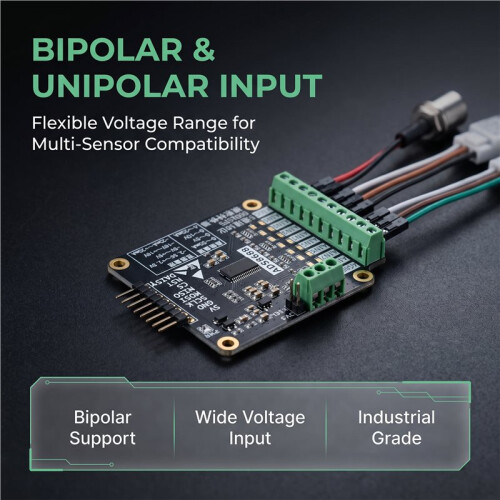 1 Pcs ADS8688 Module, 8-Channel 500KSPS 16-Bit Analog-to-Digital Conversion Module, Single and Bipolar Voltage Sampling 2