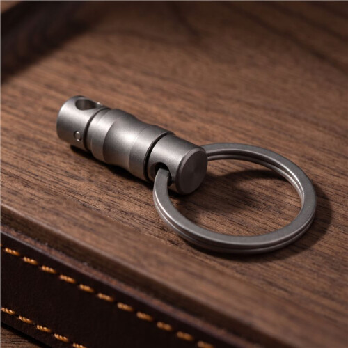 Quick Release Keychain Carabiner Detachable Double Swivel Snap Hook for Car Keys, USB Drives, Tools 1