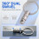 Quick Release Keychain Carabiner Detachable Double Swivel Snap Hook for Car Keys, USB Drives, Tools 4