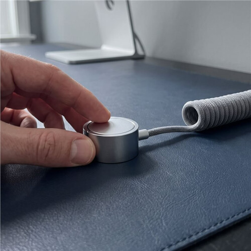 Magnetic Keyboard Cable Counterweight Slider Data Cable Hub Round Hardware Nameplate Reconfiguration Table Ornament 1