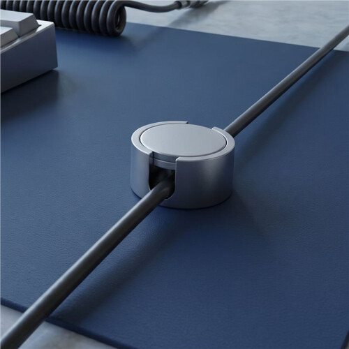 Magnetic Keyboard Cable Counterweight Slider Data Cable Hub Round Hardware Nameplate Reconfiguration Table Ornament 2