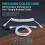 For  Keyboard Coiled Cable USB Type-C Coiled Keyboard Cable, 4