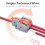 32Pcs Lever Wire Connectors, DIY Compact Splicing Assortment Quick Electrical Connector Kit for 24-12 AWG 2