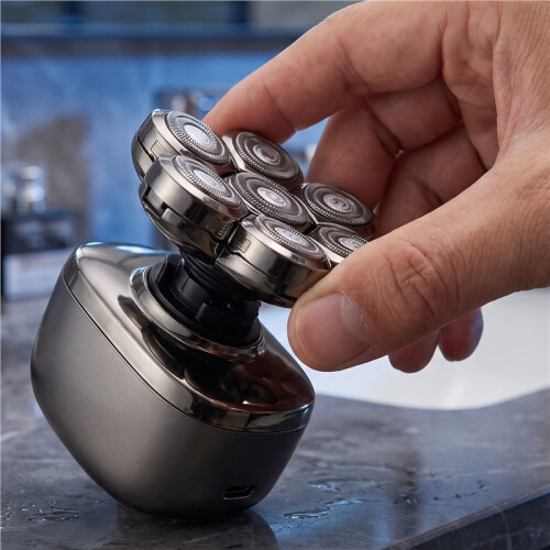 Replacement Shaver Heads for Bald  Shavers 7-Blade Rotary Cutter Accessories,Compatible with Multi-Blade Shavers 1