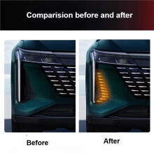 For EXEED RX OMODA C9 2023-2026 LED Daytime Running Light Dynamic Turn Signal Light Front Fog Light Accessories