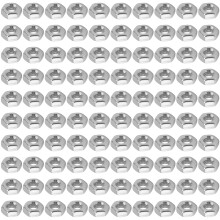Metric M3 Hex Nuts 304 Stainless Steel Fastener DIN934 100pcs for Bolt