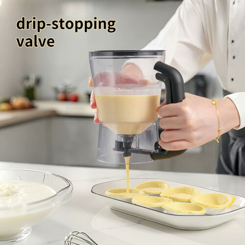 Pasta Dispenser Pasta Funnel Cup Cake Handheld Liquid Dispenser Measuring Cup Baking Tool 1