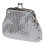 Women's Sequins Coin Purse Buckle  Wallet(silver) 1