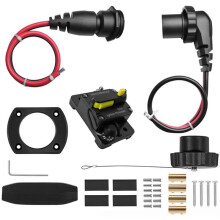 1865120 MKR-28 Marine Trolling Motor Plug Receptacle Circuit Br Kit 60A Kota Freshwater Saltwater 1865115 MKR-27 MKR-26