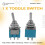 AC 3A/250V 6A/125V 6 Pin DPDT / 2 Position  Toggle 3