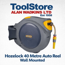 Hozelock 40m Auto Reel 40mtr Retractable Wall Mounted Garden Hose 2595