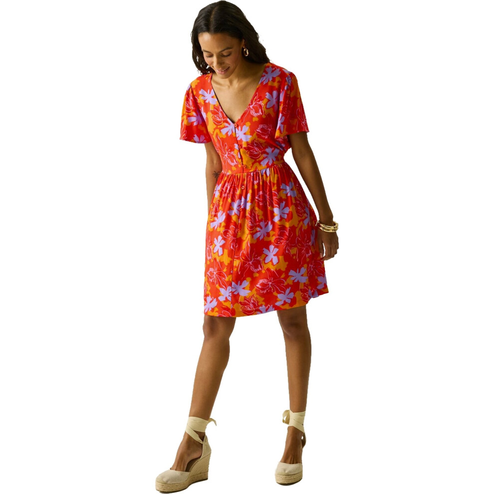 Regatta Life Women's Tarida Dress - Red Size 18 - Image 4