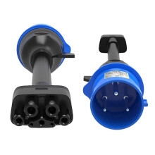 For Model 3 Pin CEE Adapter for Model X S Y Gen 2 Ev Charger Extension Cord Connector 240V Outlet 32A 10 in