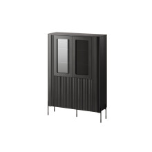 Cama VERA display cabinet 110x40x160 matt black