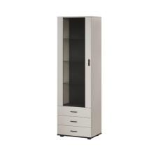 Cama S1 SOHO display cabinet 60x41x192 cashmere + black