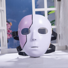 (sally mask) Sally Face Mask Cosplay Game Anime Sal Fisher Full Face Unisex Masks Halloween Carnival Dress Up Party Costume Props Gif
