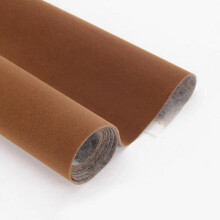 (Brown) NEW 5Pcs Self Adhesive Velvet Fabric Sticky Felt Liner for Jewelry Box Drawer Liner