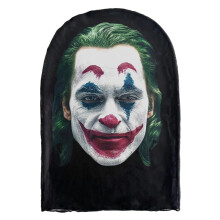 3D Printed Clown Mask Elastic Mesh Mask Halloween Prank Clown Cosplay Headpiece Party Outfit Breathable and Visible