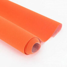 (Orange) Self Adhesive Velvet Fabric Sticky Felt Liner for Jewelry Box Drawer Liner 5Pcs HOT