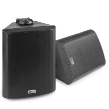 Power Dynamics BC65V Black Speaker Pair 6.5" IP56 Outdoor 150W 100V 8 Ohm