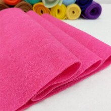 (20*92cm; Rose red) Soft Non-woven Felt Fabric Christmas Sewing Dolls Crafts DIY Material NEW