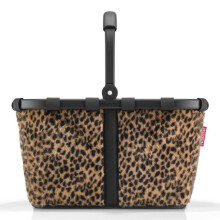 reisenthel Panier Ă provisions marron noir pour femme - Carrybag L Leo Fake Fur 357543