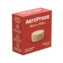 Aeropress paper coffee filters  natural  200 pieces