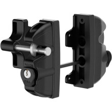 Key Lockable Double Sided Gate- for Wooden Fence, 2 Way Gate-, for Metal Gates, Vinyl Fence, Wood