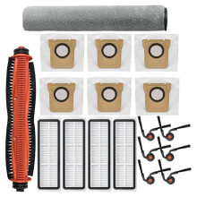 Kit di Accessori da 18 Pezzi per Robot Aspirapolvere per 6 Max/6 Pro: Ricambi, Spazzola Laterale Principale, Rullo, Panno, Filtro, Sacchetto