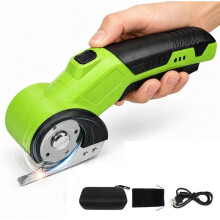 Cordless Electric Scissors 3.6V Rotary Cutter Lightweight0.82 Lb Cutter with LED Light,for Cardboard and Crafts