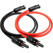 10AWG Solar Panel Extension Cable, 10FT Solar Wires with Connectors with Male and Female Connectors Waterproof
