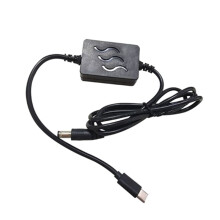 2X Cavo di Alimentazione con Connettore USB C PD12V 15V 20V A 24V DC5,5x2,1mm, Adattatore per Ricarica Rapida